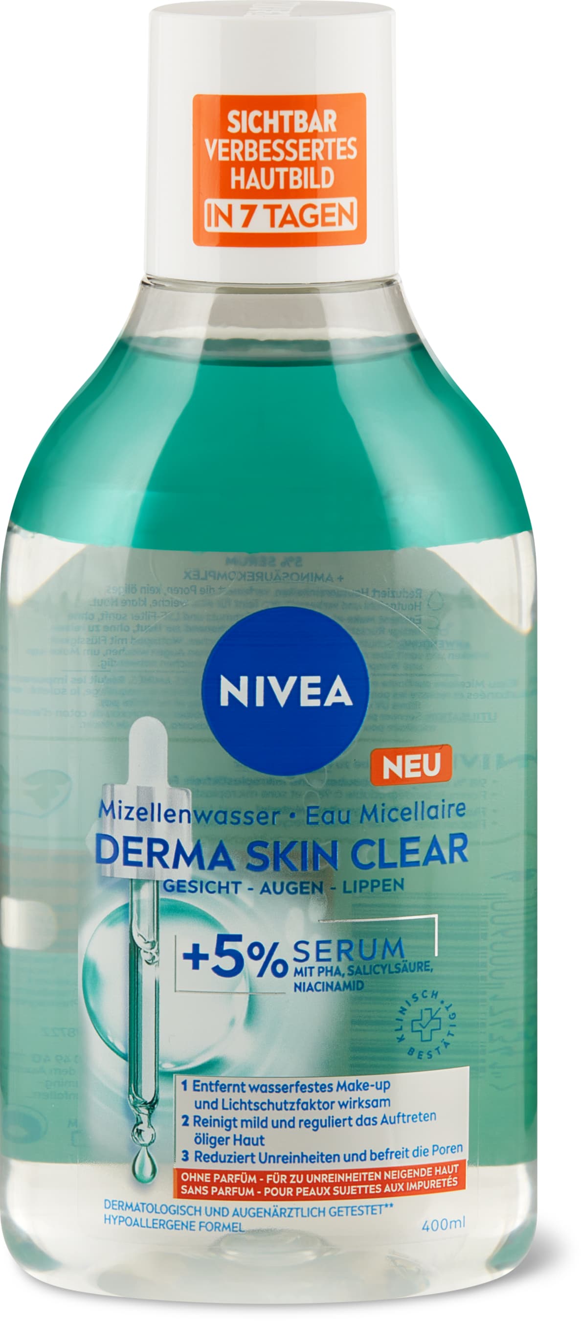 Nivea Acqua micellare Derma Skin Clear 400ml
